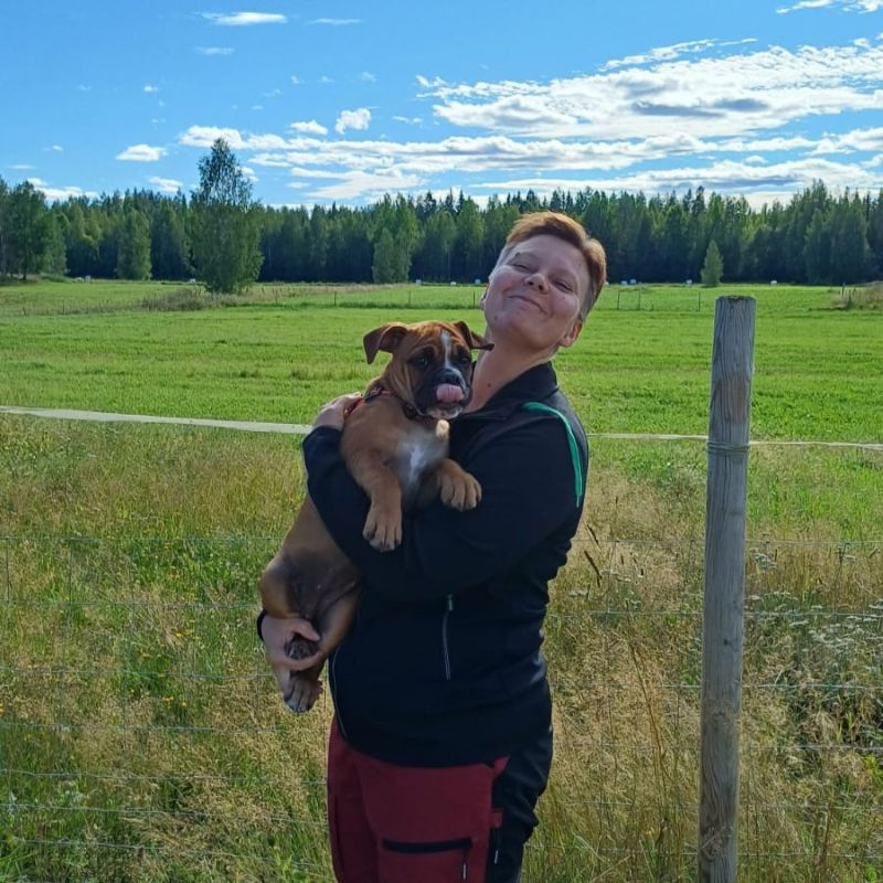 Satalammasta tilan emäntä Heli Jolkkonen